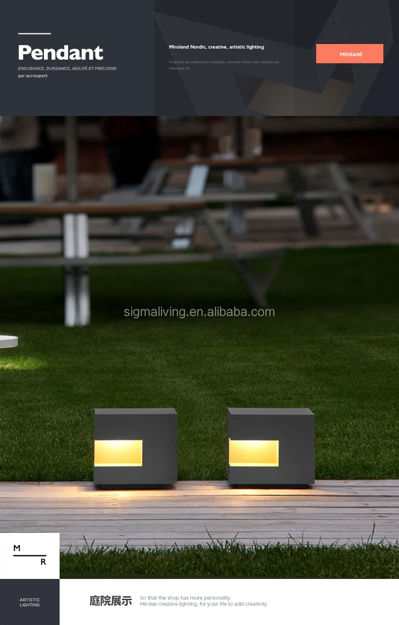 Solar Grass Lights Nordic Simple Garden Lights Outdoor Landscape Park Lights