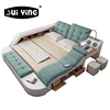 remove chairs smart bed with storage multifunctional bed set bed room furniture hot sale modern design A631D