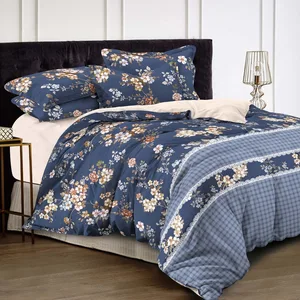 China Blue Floral Bedding China Blue Floral Bedding Manufacturers