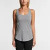 Paton factory plain high quality 100% cotton women's Yes Racer back Singlet