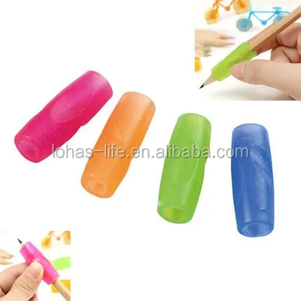 Kids writing aid silicone pen grip sleeve for kids to form good handwriting habit.jpg