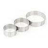 High Quality Stainless steel mousse cake mold / circle shape mousse ring