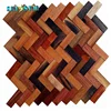 Wood grain tile flooring pine wood decoration de maison outdoor tiles decorative tile recycled wood mosaic 3d wall panels