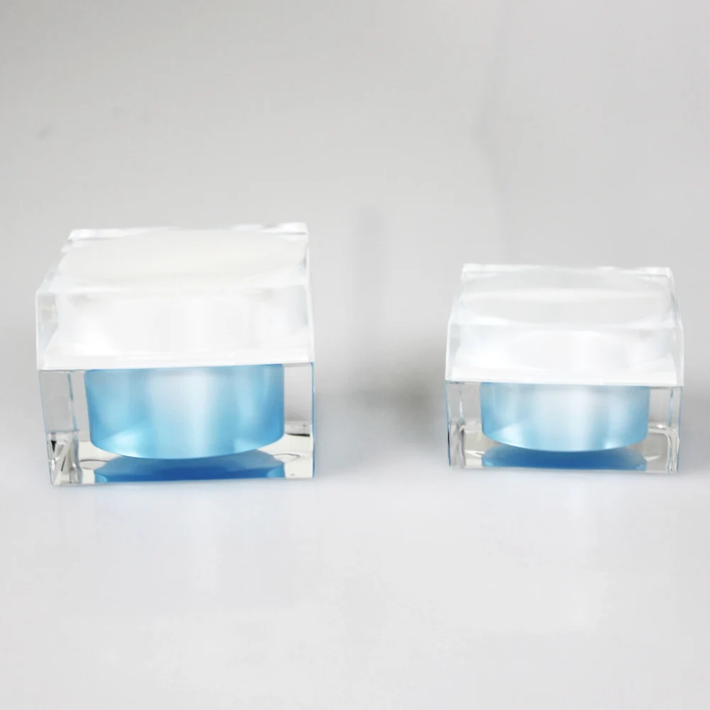 Luxury Square Clear Acrylic Cosmetic Cream Jar Buy Square Clear
