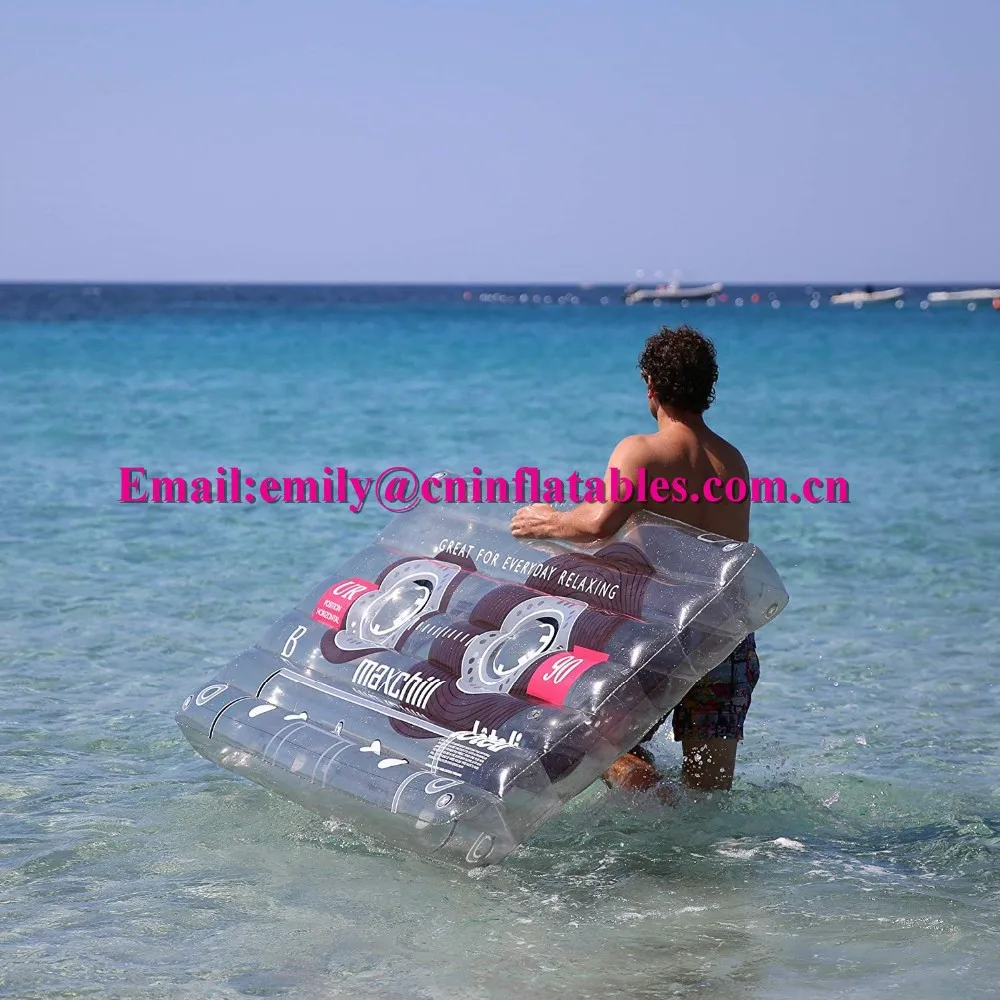 Premium Classic Cassette Tape Pool Float Inflatable Large Clear Floats For Adults And Kids Buy