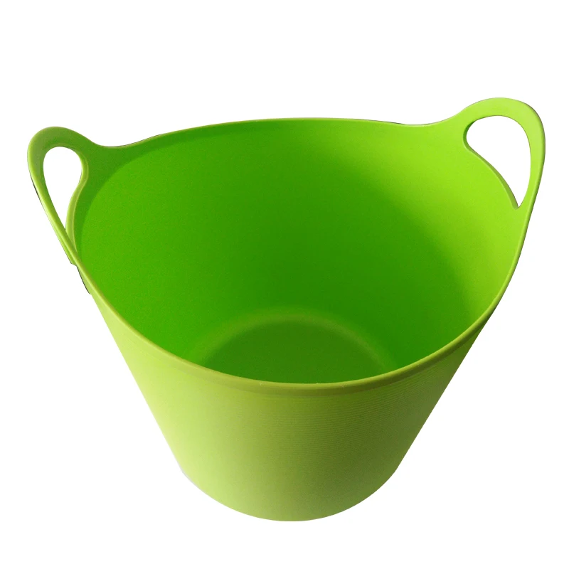 High Quality Flexible Garden Pe Portable Plastic Colorful Water Buckets