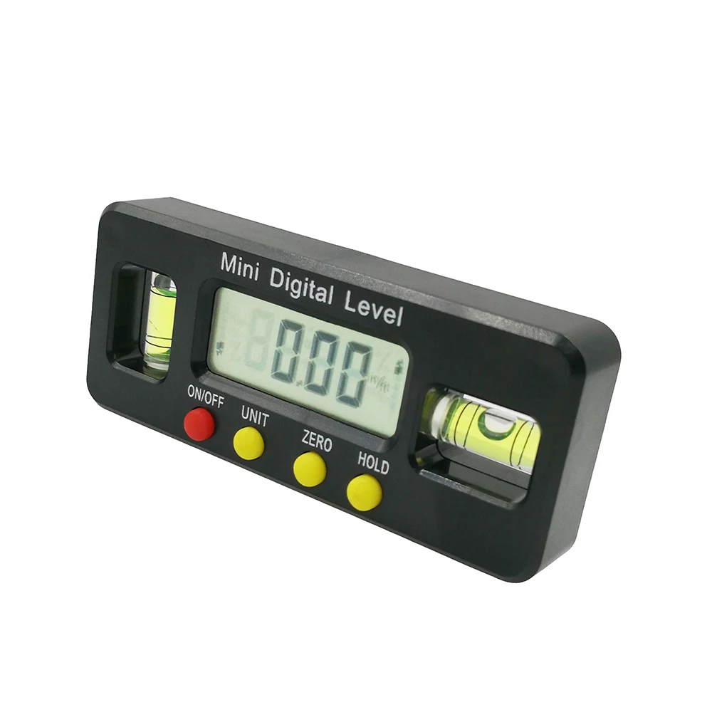 Portable Gauge Mini Digital Protractor Inclinometer Angle Finder 360 Degree 