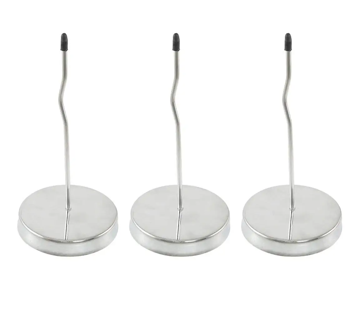 LUTIONS 3 Pcs Stainless Steel Straight Rod Paper Memo Holder Bill Fork Receipt Note Spike Stick 130mm Long