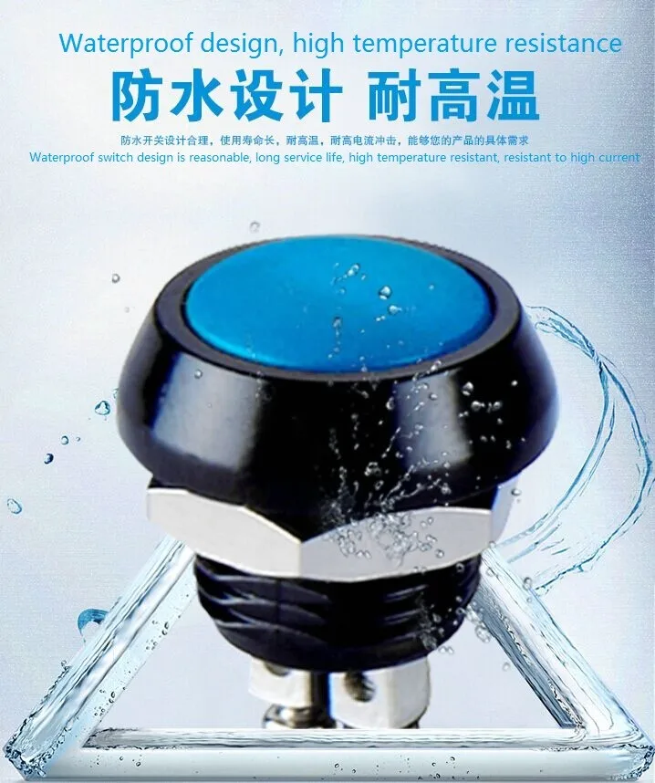 Water Resistant Waterproof Momentary Push Button Switch Ip65 Pb08 Buy
