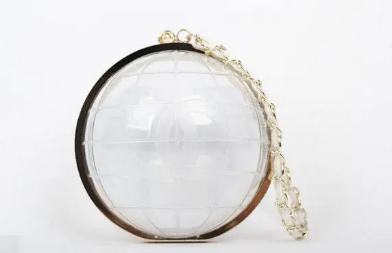 clear ball purse