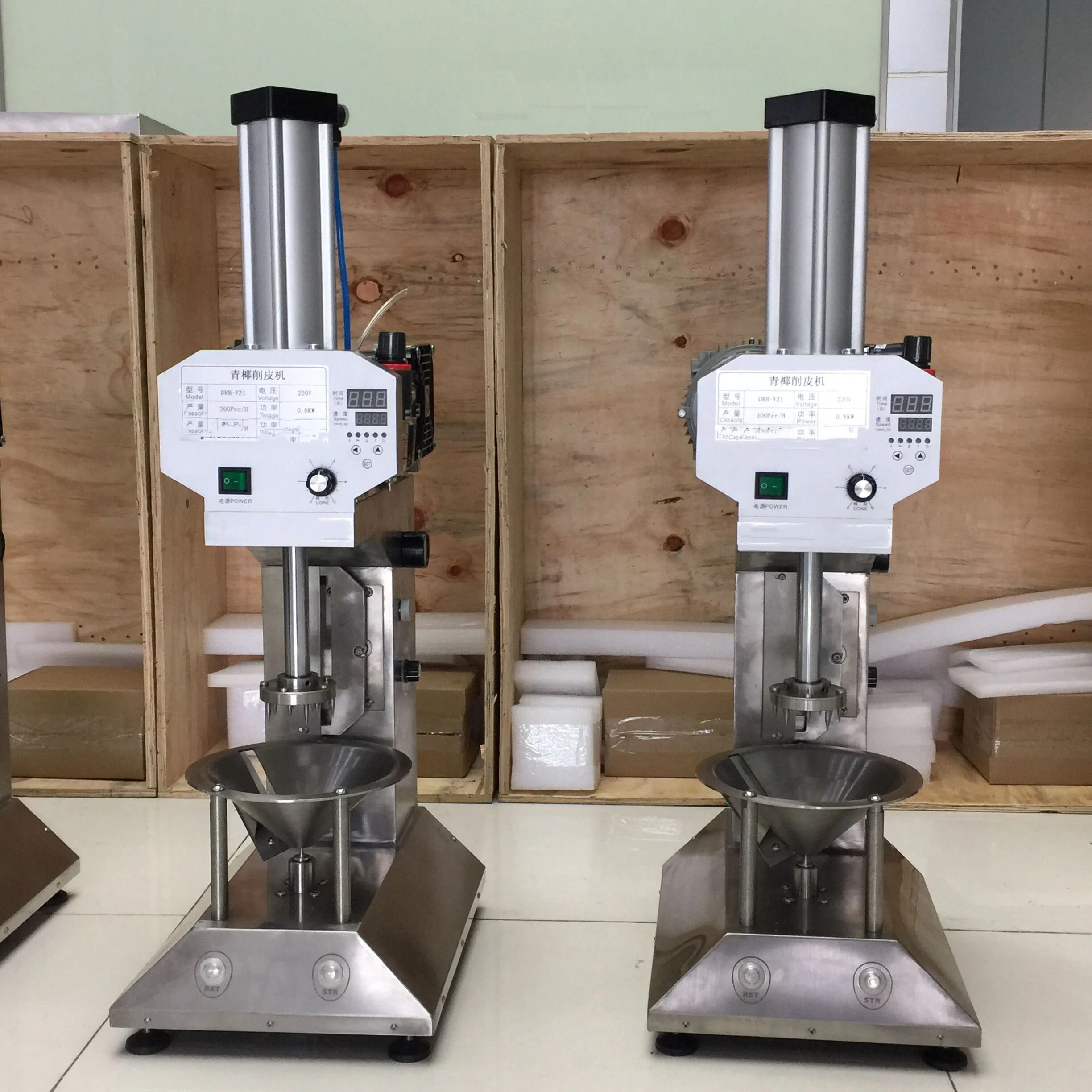 Automatic Young Fresh Coconut Cutting Peeling Machine Buy Fresh