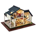 Handmade Doll House Furniture Miniatura Diy Doll Houses Miniature Dollhouse Wooden Toys For Children Grownups Birthday