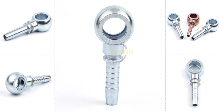 Carbon steel high quality hydraulic adapter hydraulic crimp fittings