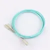 Free Sample Aqua Color LC/LC Multimode Duplex OM3 LSZH Jacket fiber PatchCord for Data Center