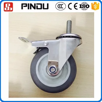 Durable Stainless Steel Removable Small Furniture Caster Wheels Durable Stainless Steel Removable Small Furniture Caster Wheels