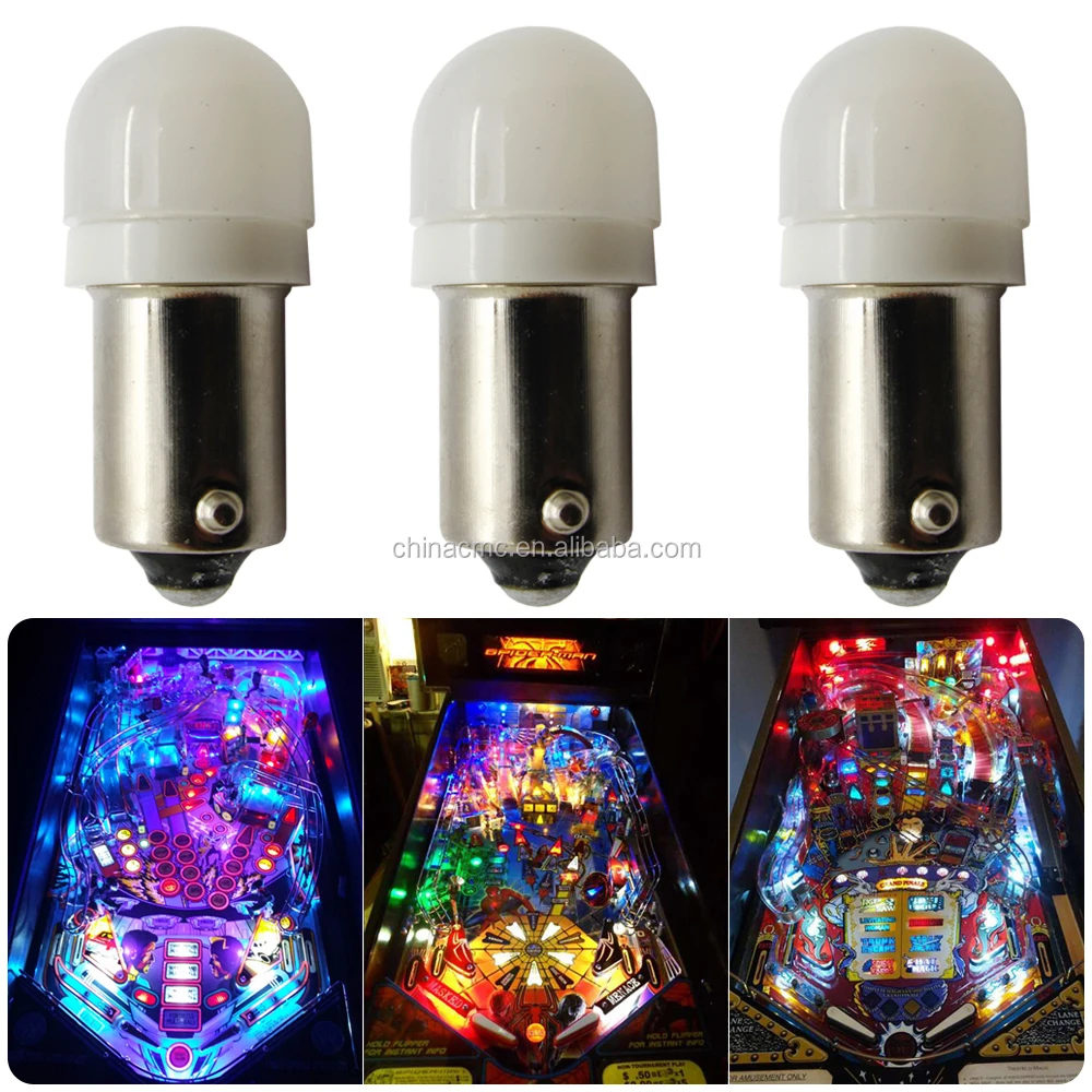 Soft White Pinball Led Smd 5630 Ba9s 44 47 Ac Dc 6.3v Pinball
