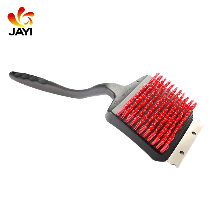 Nylon Grill Brushes With Grill Scraper For Bbq Grill Cleaning Buy