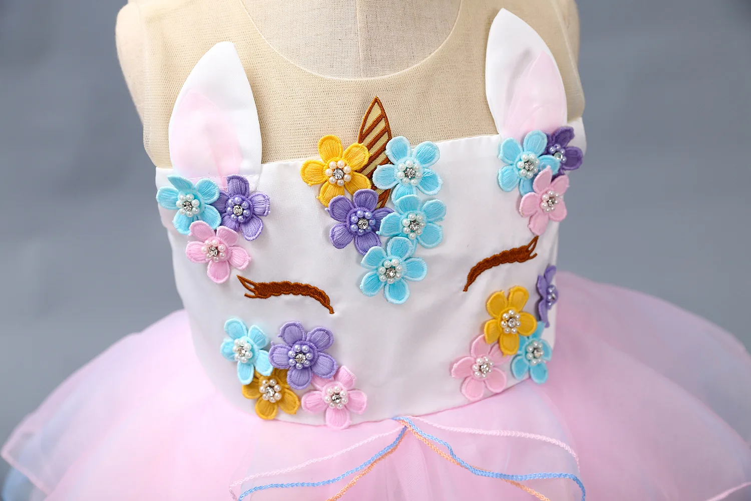kids clothes girls unicorn dress/Children's evening Dresses Unicorn birthday party dresses kids brand clothes