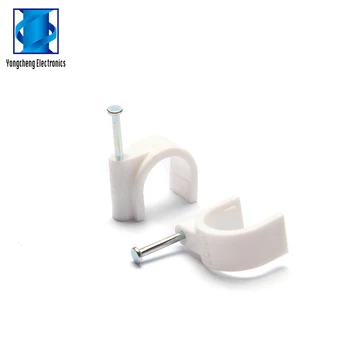 Electrical Wiring Accessories Plastic Wall Cable Wire Holdings Clips 