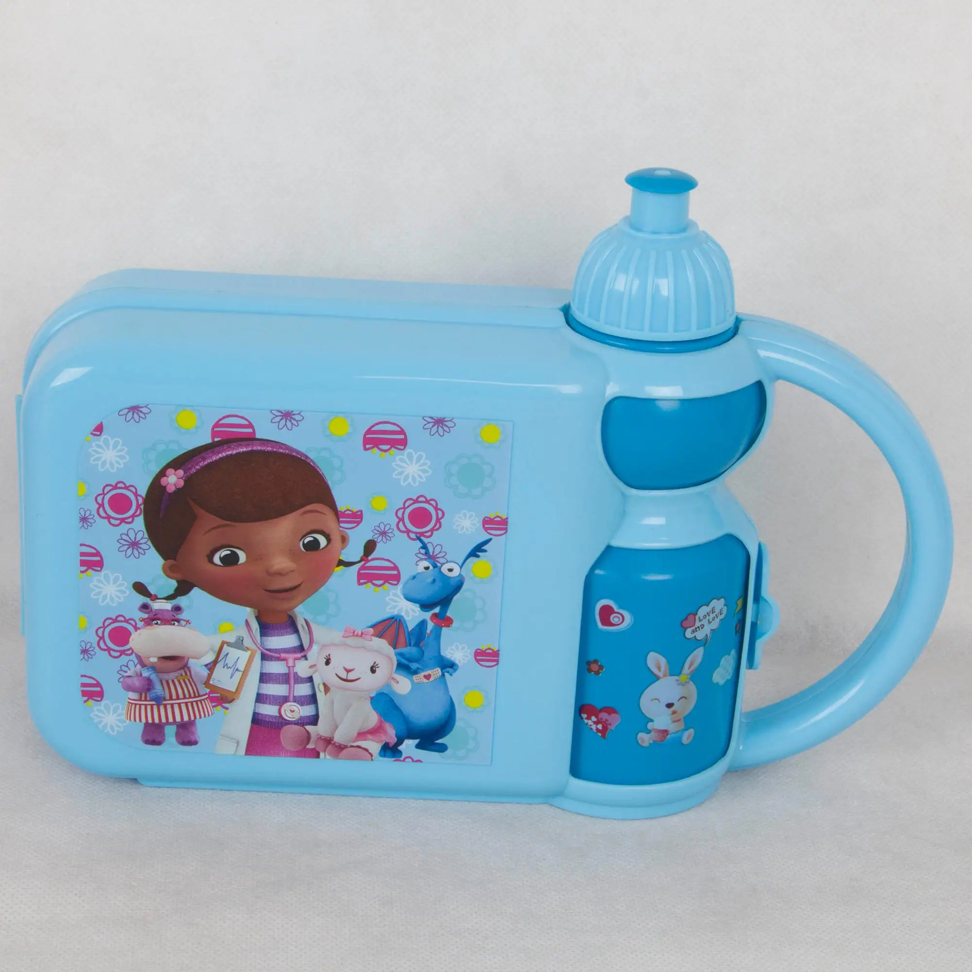 water bottle with lunch box