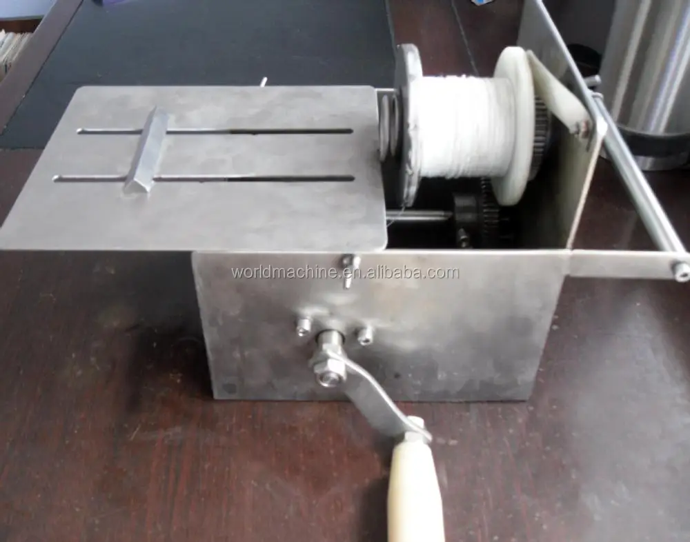 Meat application manual sausage ligature machine