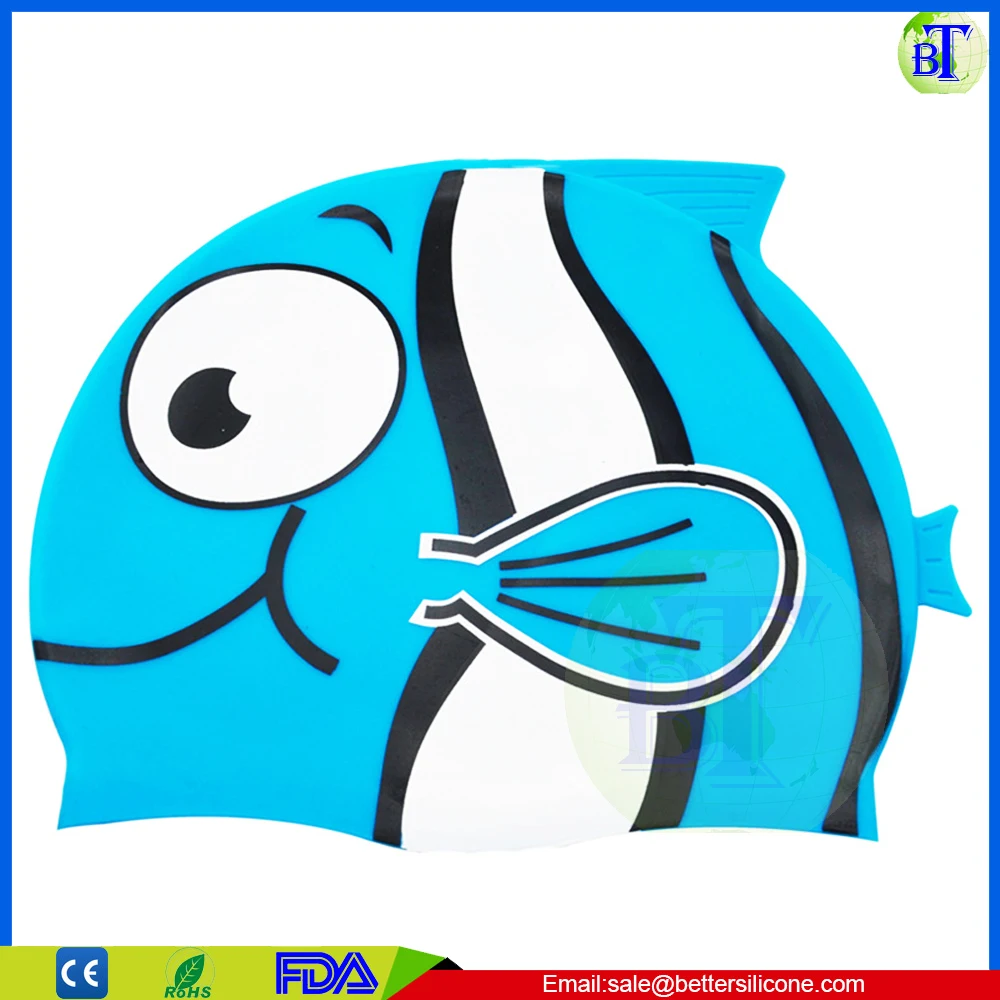 best selling lovely and funny waterproof fish silicone swimming cap3 (2).jpg