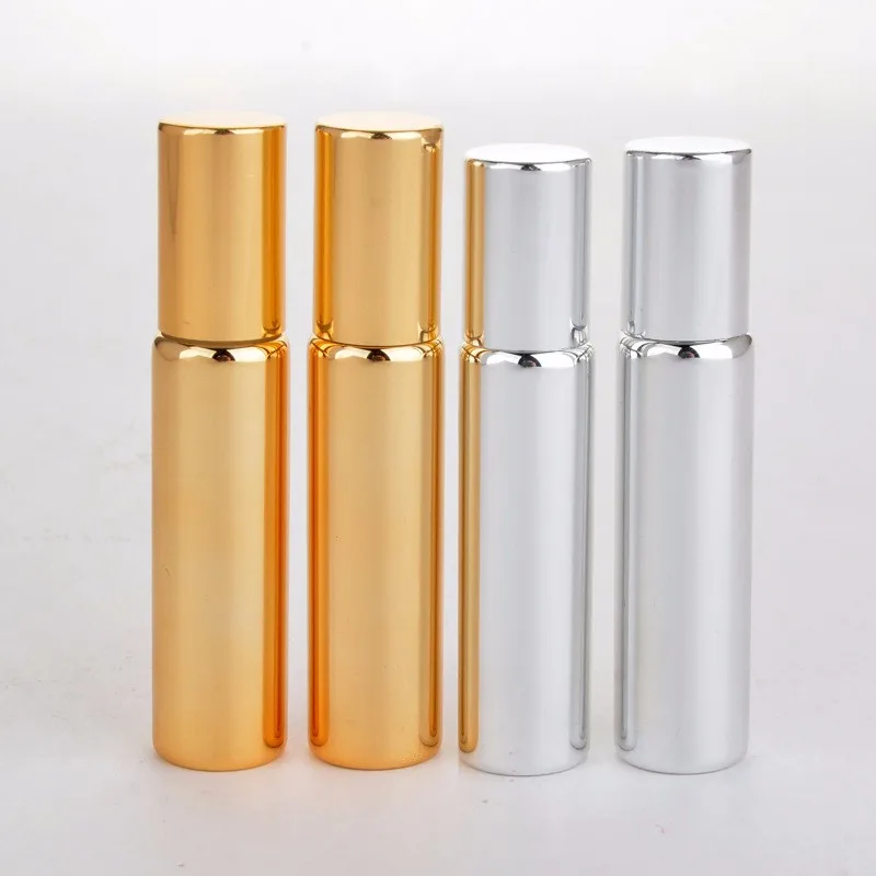 5 Ml 10ml Refill Empty Essential Oil Uv Glass Bottle Roller Ball