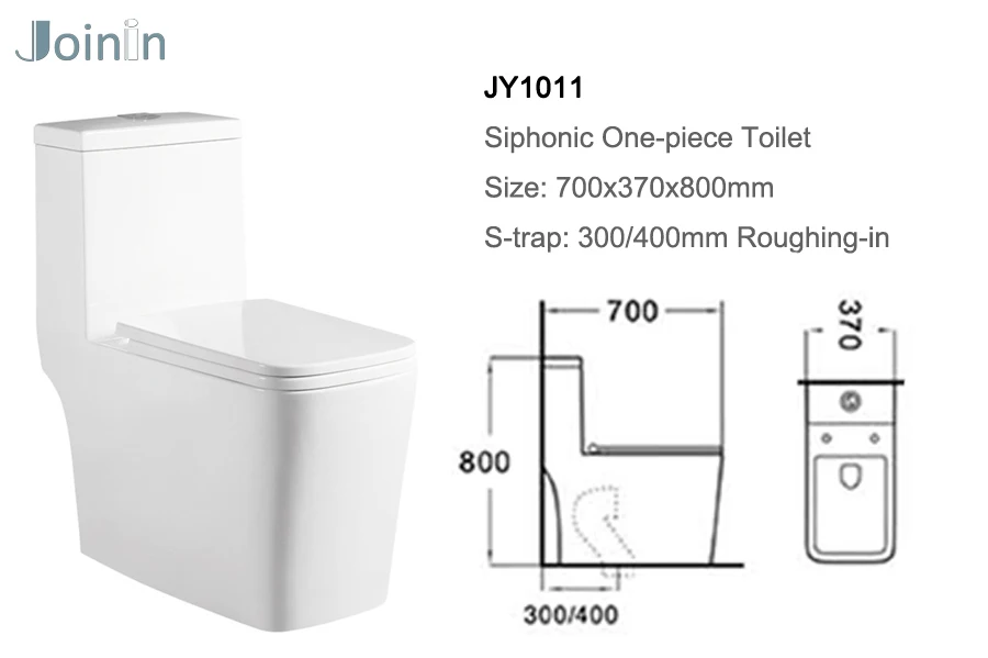 JOININ chaozhou Modern design sanitary ware Ceramic one Piece WC Toilet JY1011