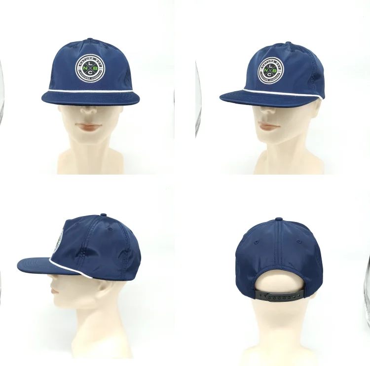 blank unstructured snapback