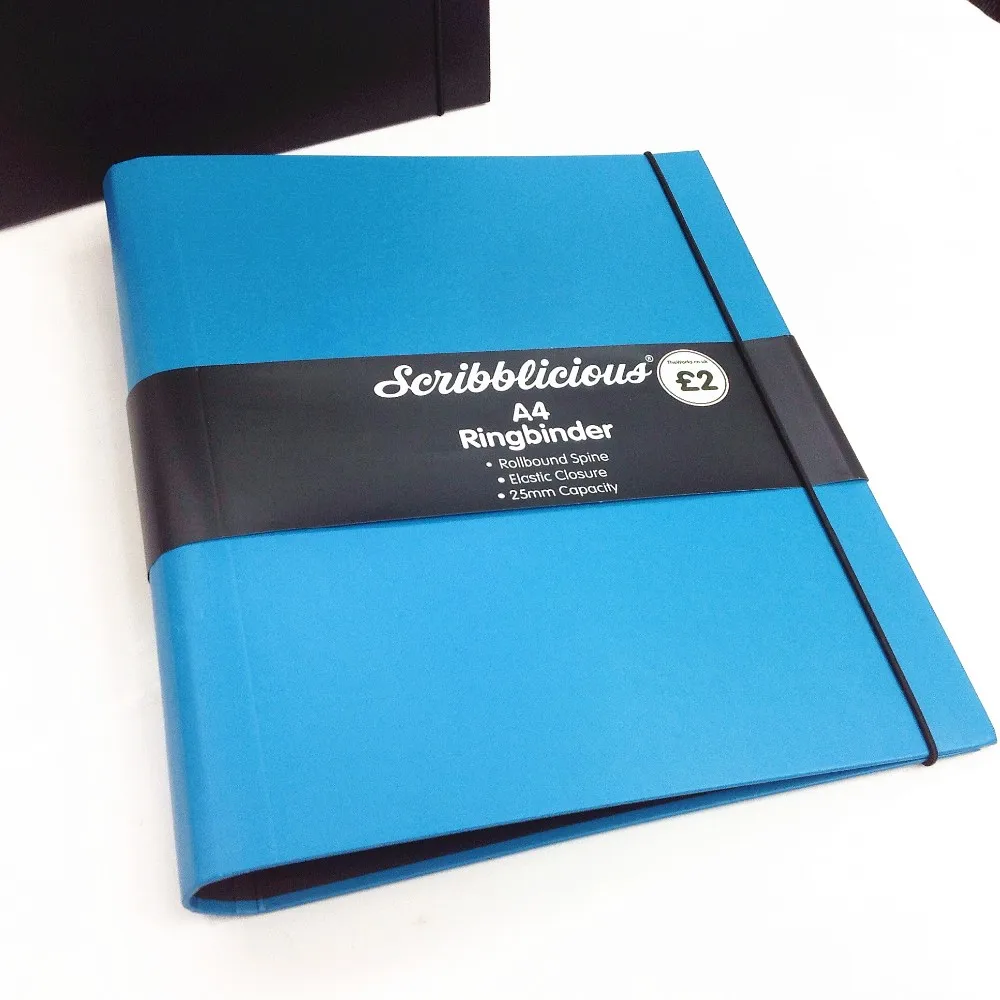 Cardboard Ring Binder With Elastic Band For Closure Buy Ring Binder