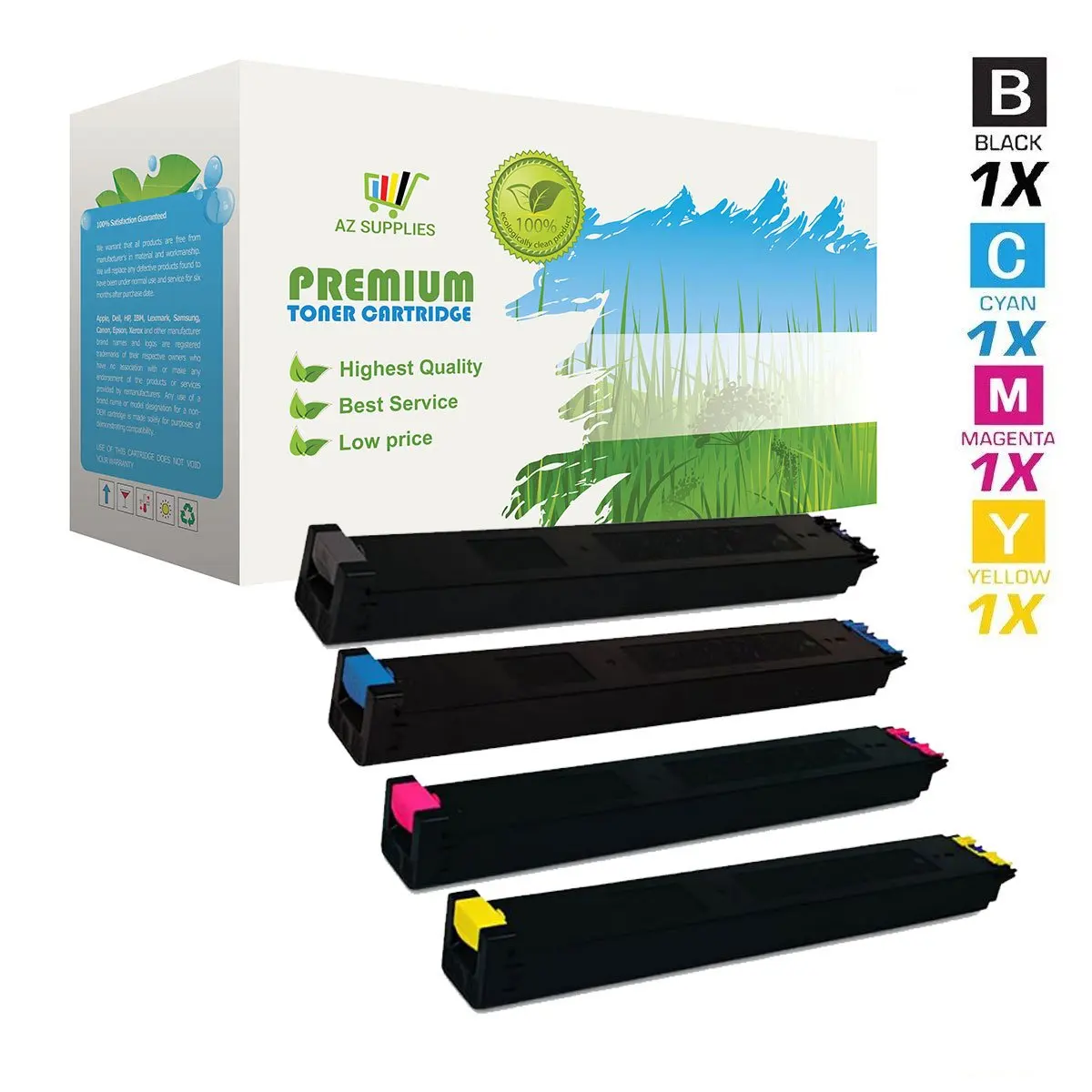 AZ Compatible with Sharp MX-27NT (MX-27NTBA, MX-27NTCA,