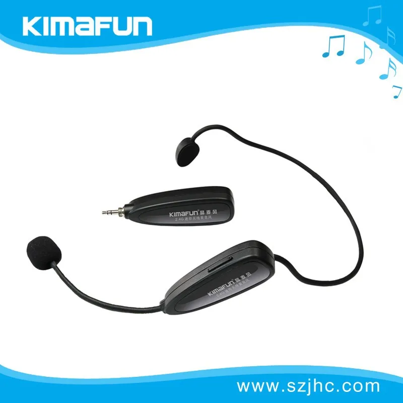 Kimafun Kmg100 Wireless Headworn Microphone 3.5mm Jack Wireless
