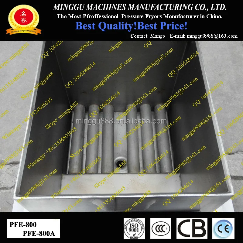 the inner view of the ga pressure fryer