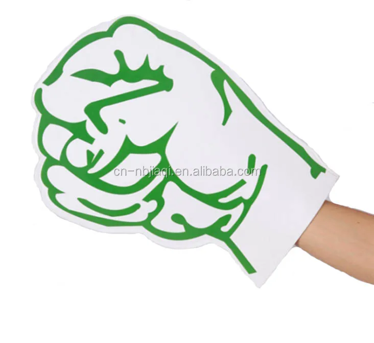 Sport Event Giant 4mm Eva Foam Cheering Fingers Oem Foam Hands For