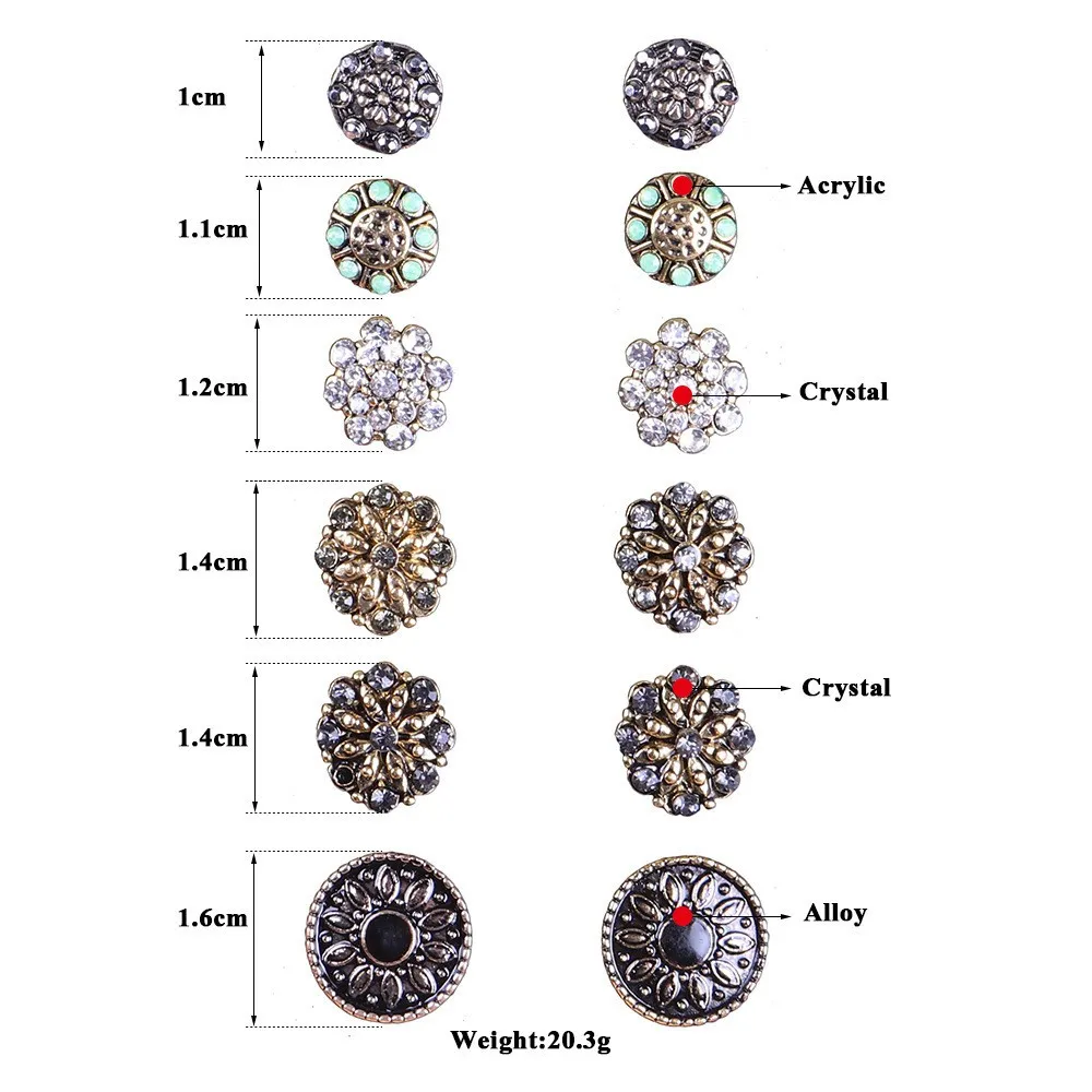 Fleur Charme Boucles d/'oreilles Tibet Argent Charme Boucles D/'oreilles Charme Boucles d/'oreilles pour son