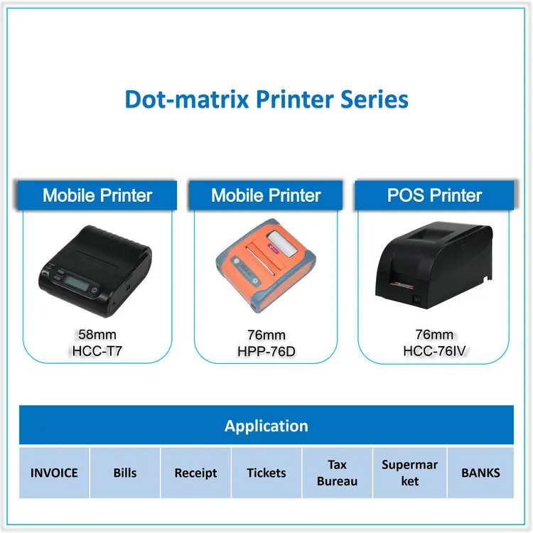 Hot Selling 3 Inch Mobile Dotmatrix Hand Held Printer For Philippines Hpp76d Buy Hand Held