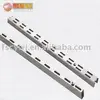 steel single and double slot upright post