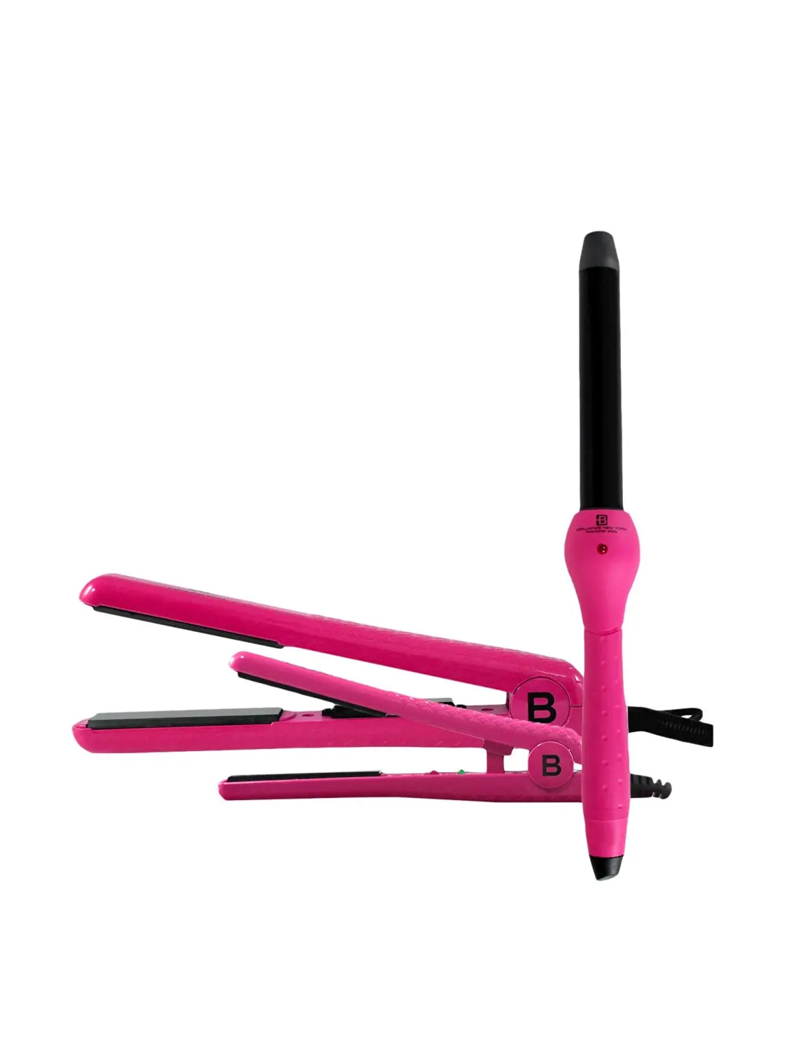 Brilliance New York Trio Flat And Curling Irons Set 1 25 Brilliance New York Trio Flat And Curling Irons Set 1 25 Diamond Ceramic
