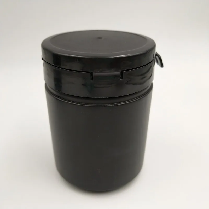 60ml 100ml Black Hdpe Capsules Empty Bottles With Pullring Cap For