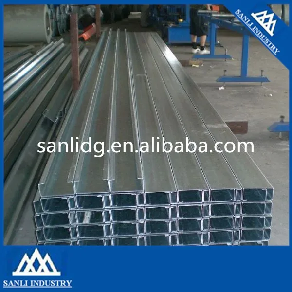 Carbon steel C purlins metal roofing C section purlin