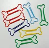 fashion bone shape Paper Clip,metal paper, plastic paper clip with high quality