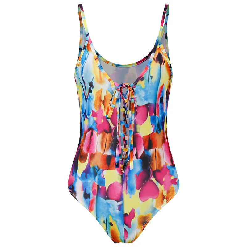 Amazon Hot Sale Printed One-piece Swimsuit With Cover Up - Buy One ...
