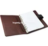 Guaranteed real leather cover meeting agenda notes