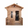 Hot sale style red cedar white pine wooden outdoor sauna room with heater