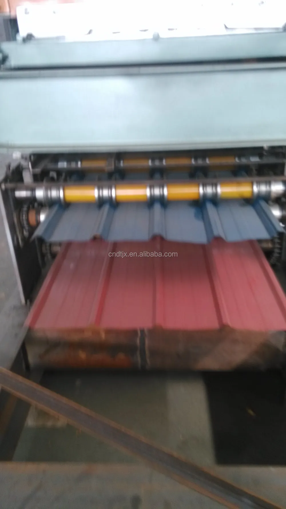 Steel Concrete Flooring Deck Roofing Panel Cold Roll Forming Machine