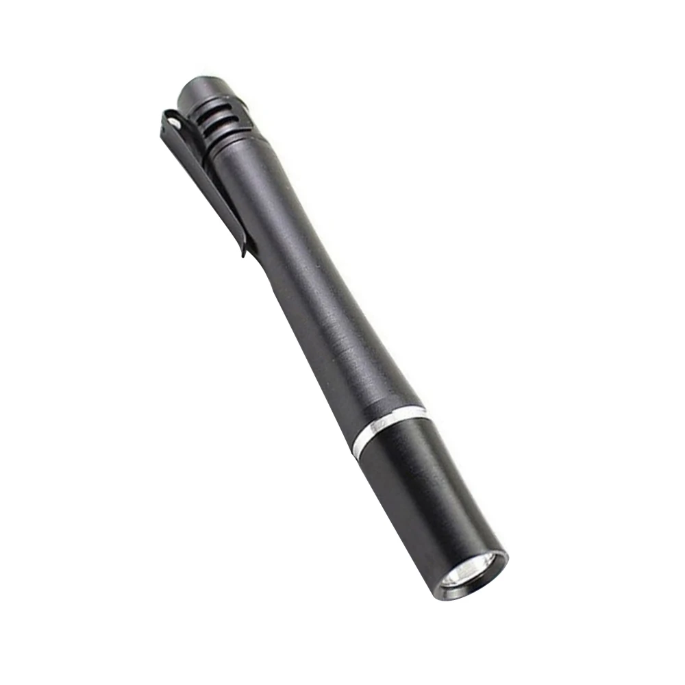 Wholesale AAA battery powered pocket tactical pen flashlight with clip manufacture