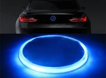 Free Shipping NEW 82mm Xenon Blue Emblem LED Background Light For BMW 3 5 7 Series X3 X5 X6