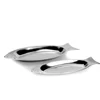 Dinner Plate Wholesale Fish Shape 304 Stainless Steel Dinner Plate
