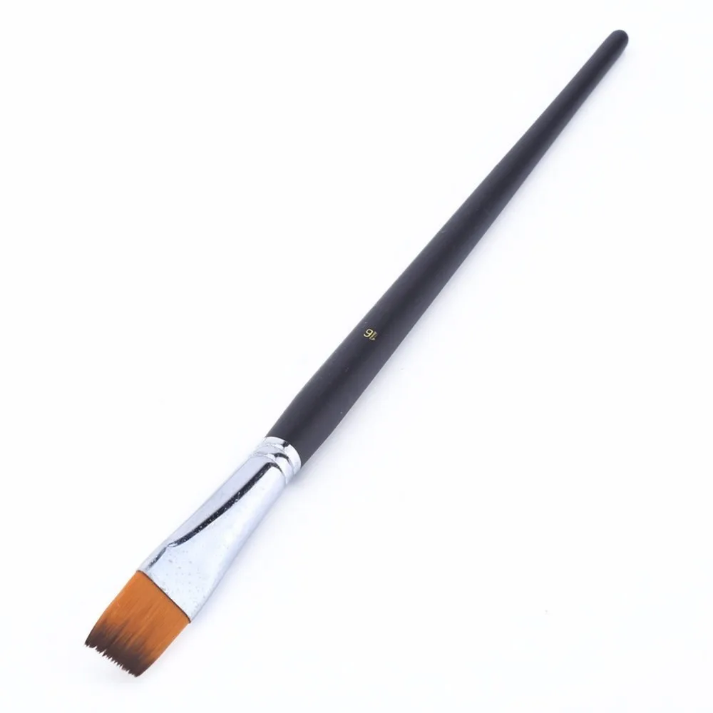 Professional Painting Supplies Long Handle Brush Set Watercolor Flat