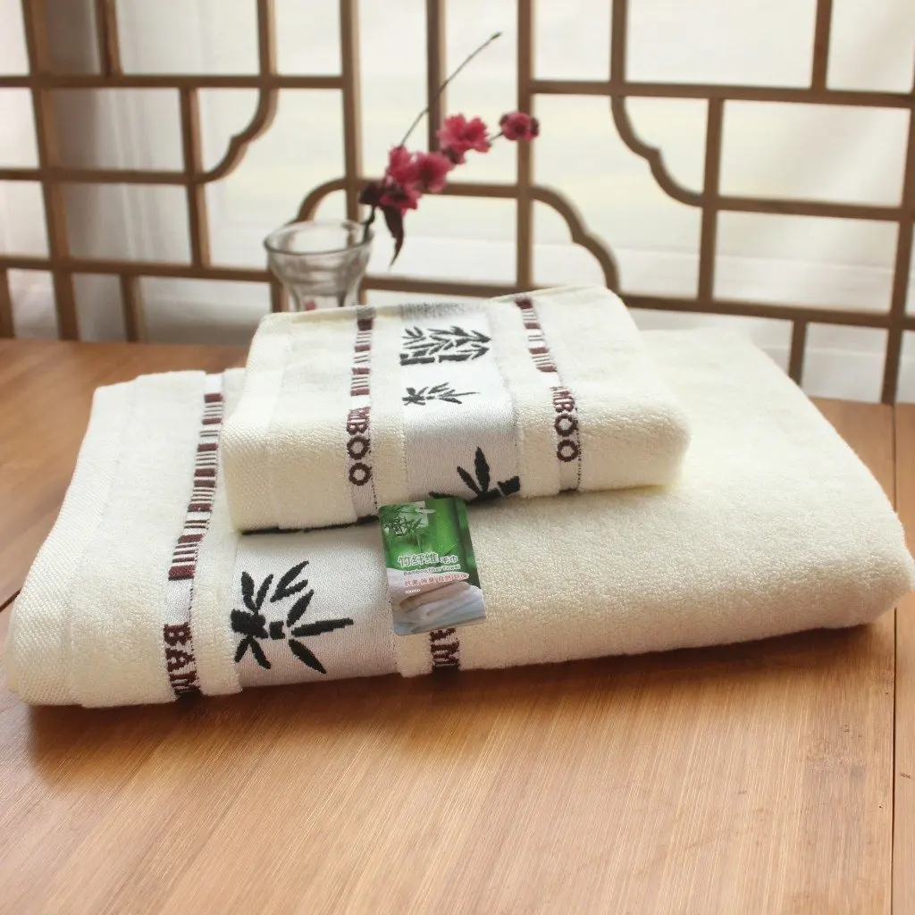 Yanglovele Bamboo Fiber Bath Room Towels Set Home Clearing Towels Bath Towe...